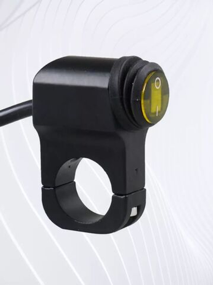 Универсальный переключатель для руля мотоцикла с подсветкой, кнопка вкл/выкл