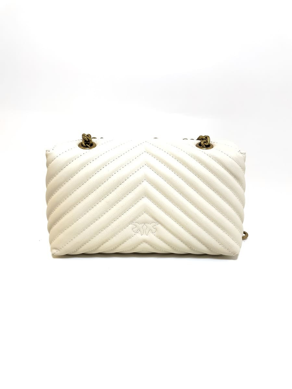 MINI LADY LOVE BAG PUFF PINS – white