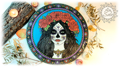 Алтарь "Санта Муэртэ карнавальная"