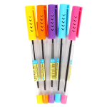 Ручка шариковая 0,7мм, синяя, 4 цвета микс, С-40169/С-40297