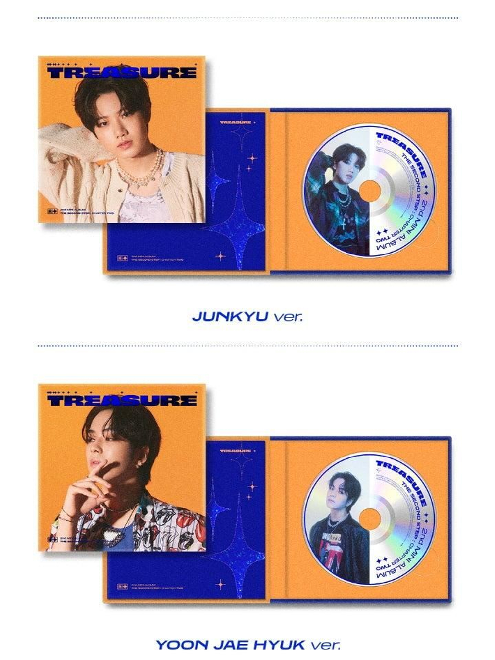 Альбом TREASURE - THE SECOND STEP : CHAPTER TWO 2nd Mini Album DIGIPACK RANDOM Version