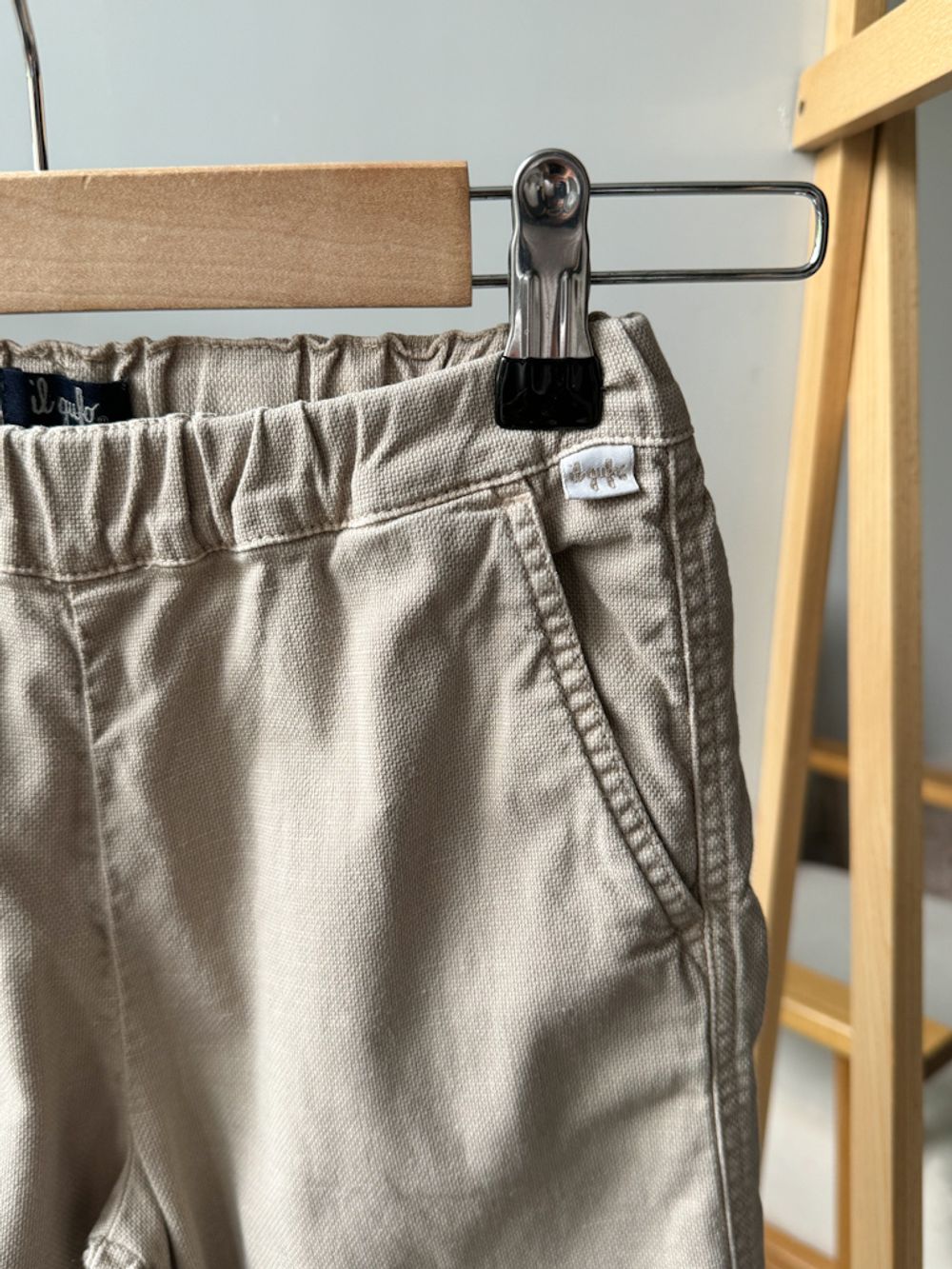 Брюки из хлопка и льна Il Gufo, 116