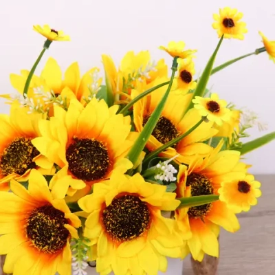 Цветочная композиция «Мечта» 10*20см Подсолнухи