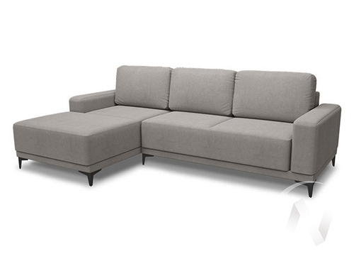 Диван угловой Капелла 2 (ДУ) левый LUMA 14 (серый)