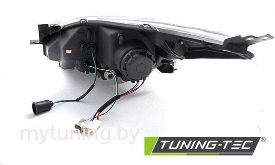 Передние фары tube light chrome для Mazda 3 MK2