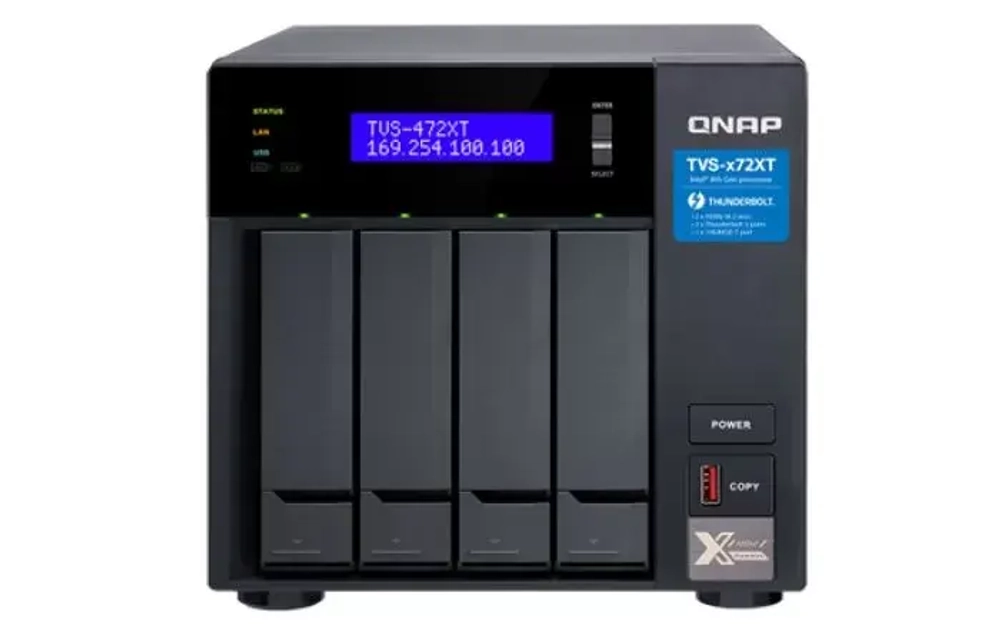 Сетевой накопитель QNAP  TVS-472XT-PT-4G