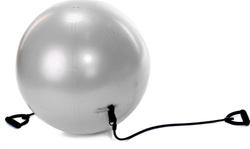 Мяч для фитнеса «ФИТБОЛ-65 с эспандерами»