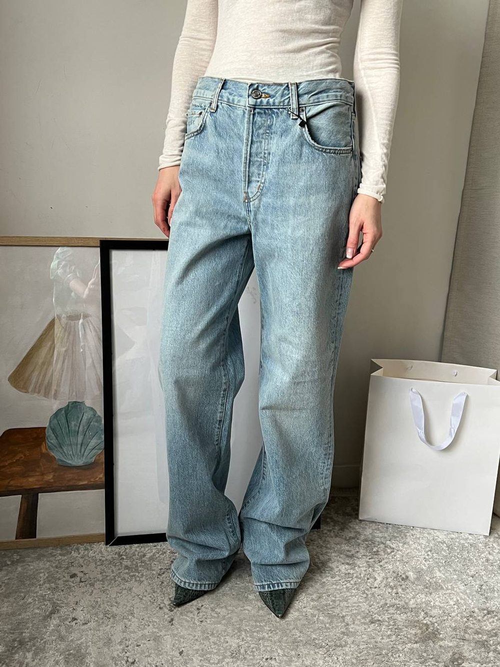 Новые джинсы Zara, m