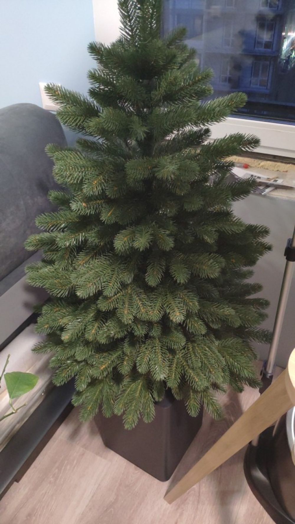 Настольная елка искусственная "Царская Де Люкс" (Литая хвоя) 60 см / 90 см