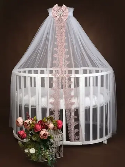 Балдахин с кружевом и брошью "Версаль"