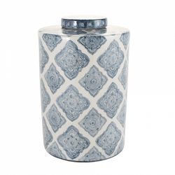 Сосуд высокий "Цветочный орнамент"