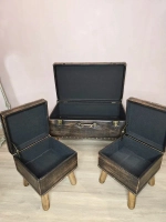 Пуфики с ящиком 3 шт