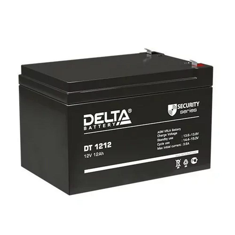 Аккумуляторные батареи Delta DT 1212