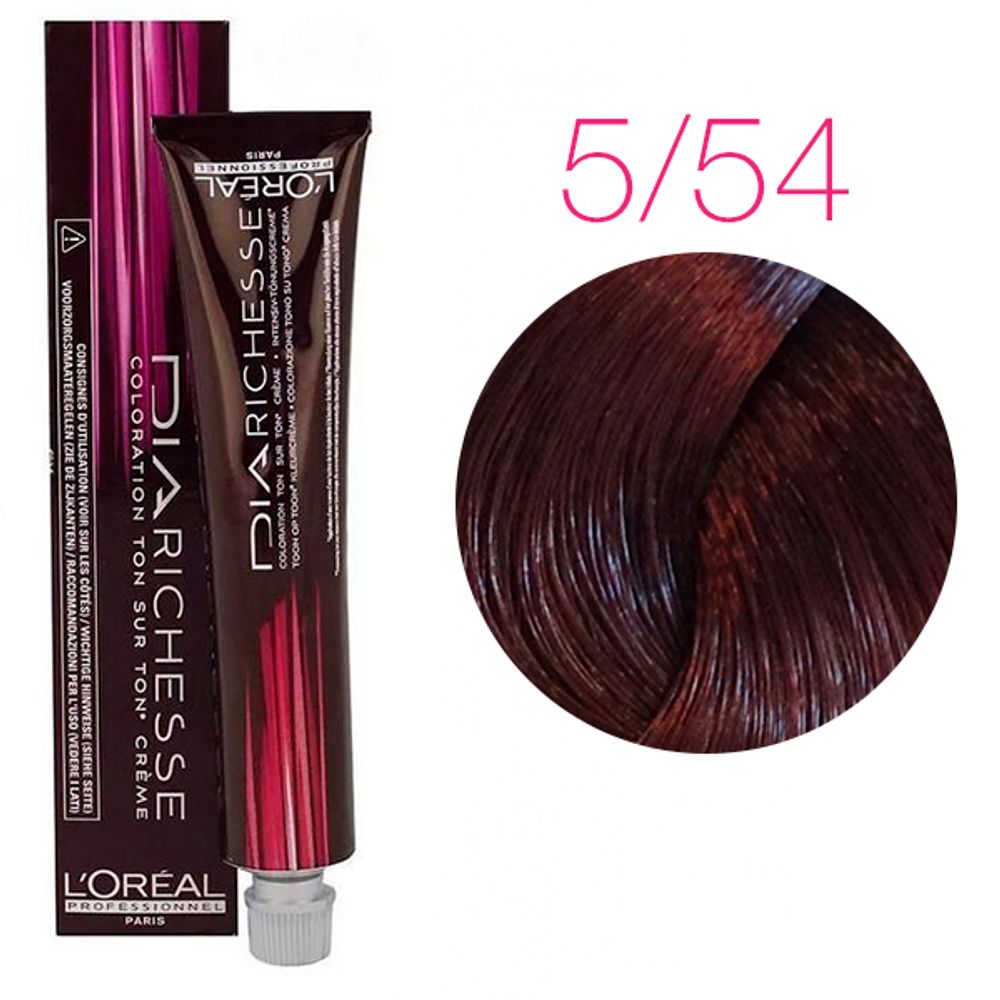 L&#39;Oreal Professionnel Dia Richesse 5.54 - Огненно-красный 50 мл