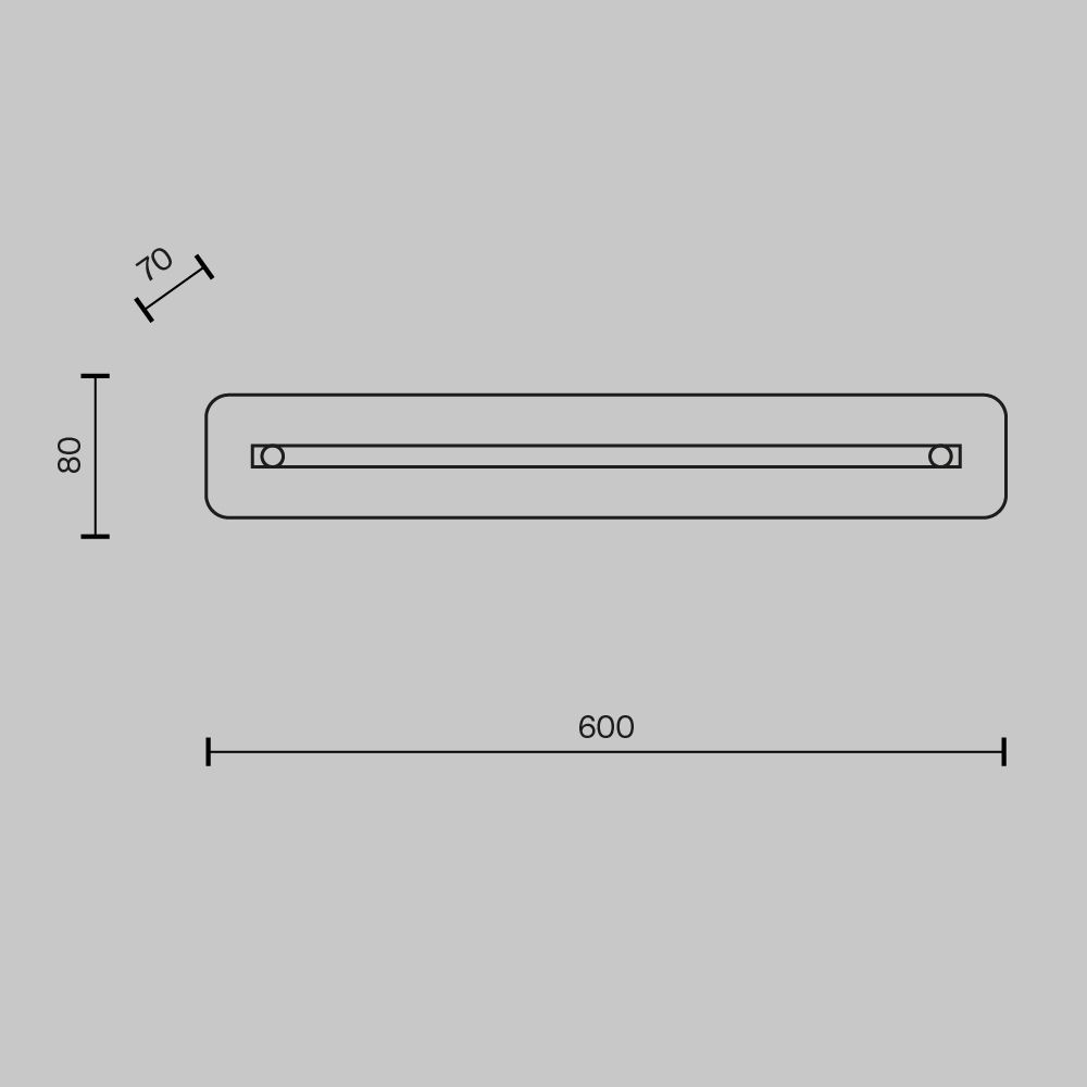 Светильник настенный светодиодный Maytoni Maya P091WL-L13CH3K