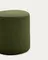 Пуф Kaeli Ø43х44 см со съемным чехлом из зеленого букле