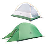 Палатка 2-местная Naturehike сверхлегкая + коврик Сloud up, зеленый