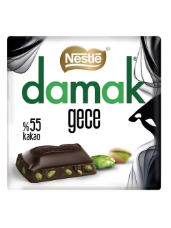 Турецкий темный шоколад с фисташкой , Damak gece