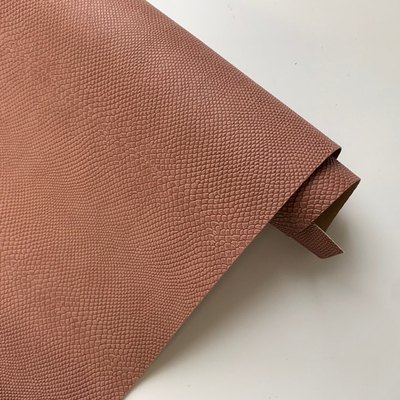 Кожзам переплетный с тиснением "Питон", мокко