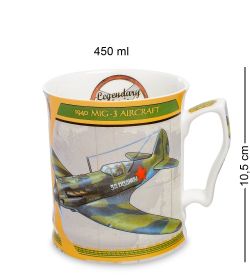 Carmani CN-08 Кружка «Самолет МИГ-3 1940 г.» 450 мл
