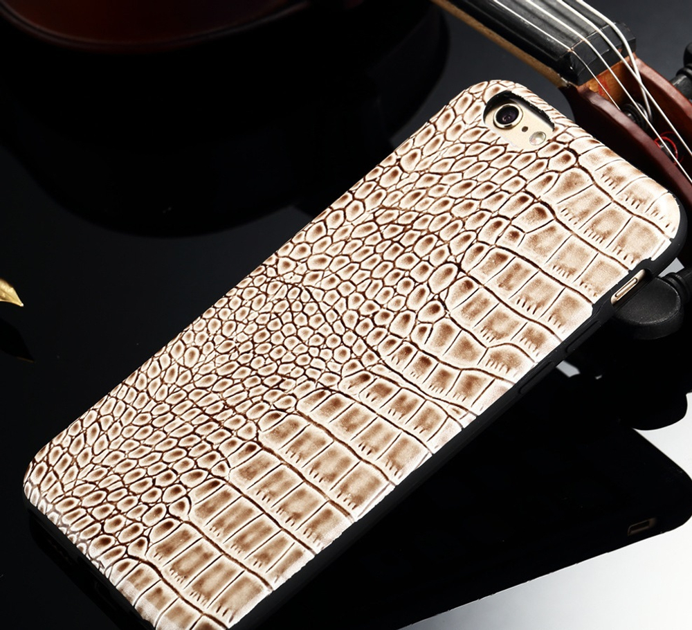 Чехол под кожу крокодила для Iphone 5/5s и 6/6s