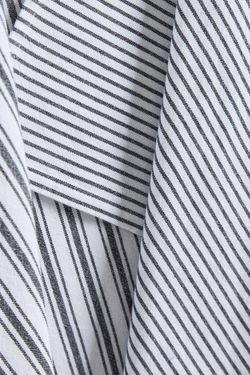 ZARA HOME ПОЛОСАТОЕ ПОЛОТЕНЦЕ 2ШТ, СЕРЫЙ