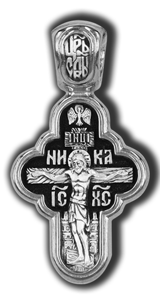 Распятие Христово. Владимирская икона Божией Матери.  Православный крест.