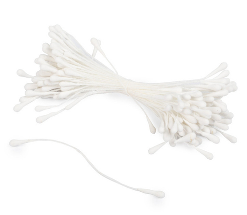 ДЕКОР для творчества ТЫЧИНКИ 10*85 шт. белые (53206791322)