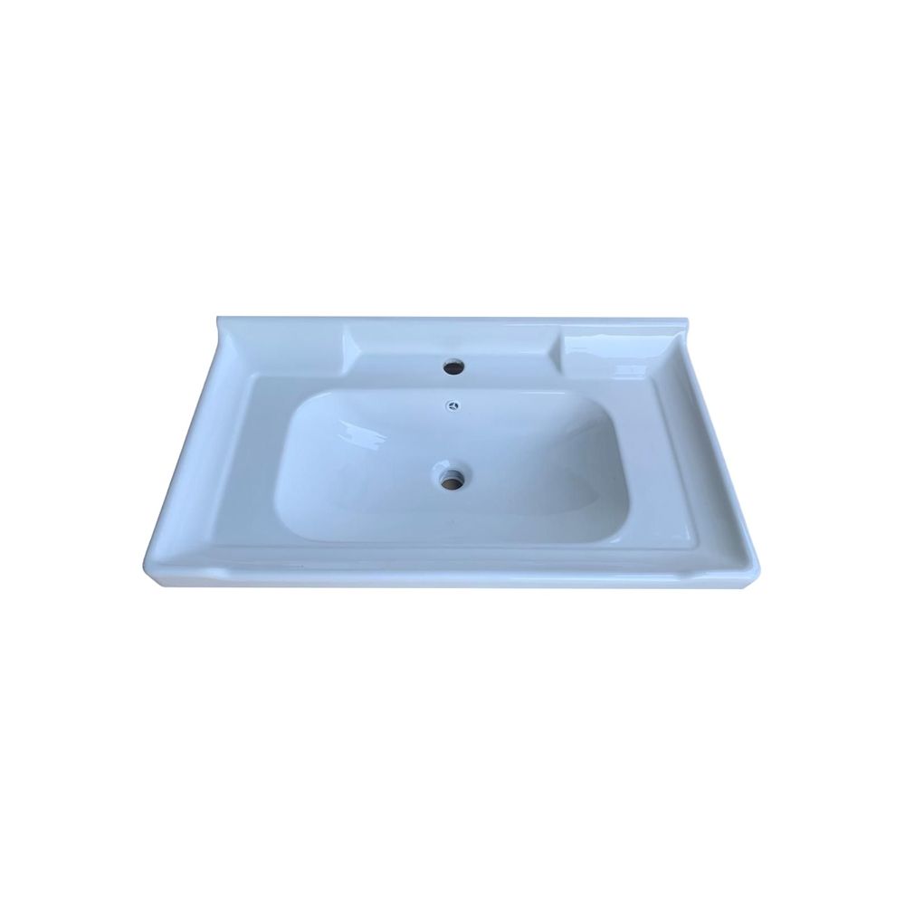 Раковина накладная SANITECO 9080E белый 810х470х190