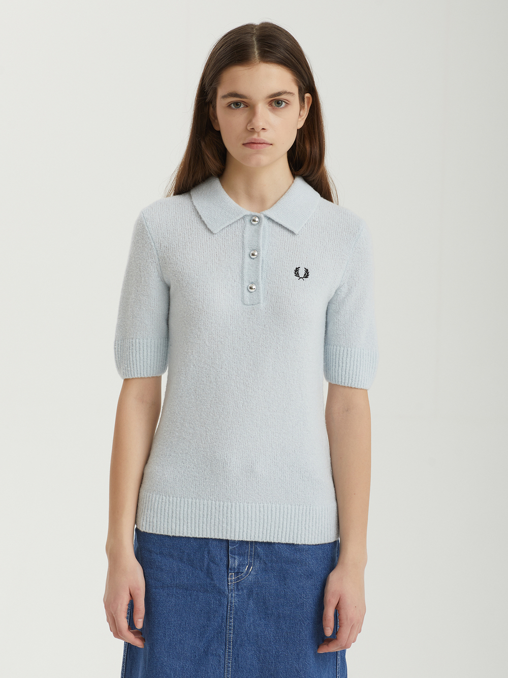 Женское Поло Textured