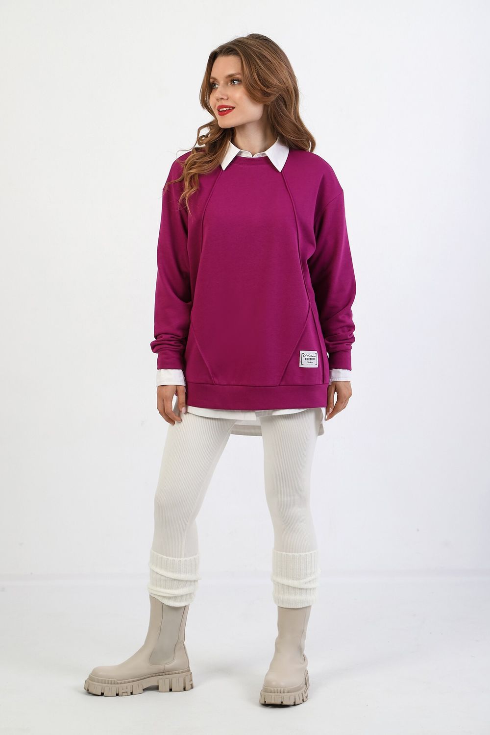 Джемпер Паллада Виотекс ВИШНЁВЫЙ