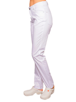 Брюки медицинские женские Доктор стиль Твил стрейч, белый, 42