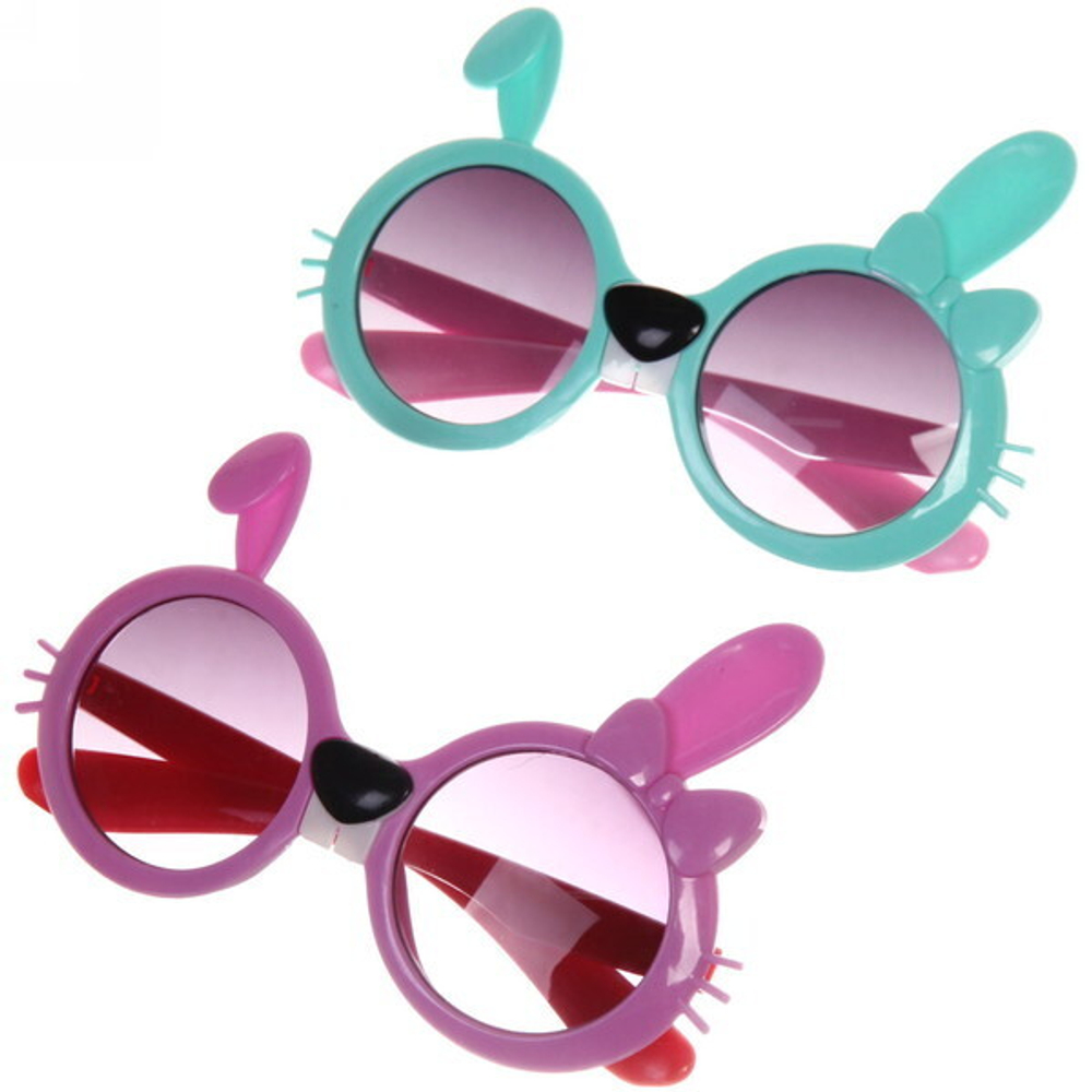 Очки солнцезащитные детские «Sunshine», зайки, микс цветов