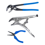 Набор плоскогубцы, переставные клещи и зажим, ложемент, 3 предмета KING TONY 9-40113GPV