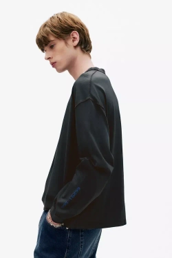 PULL&BEAR Футболка HNL "Stranger Things", темно-серый