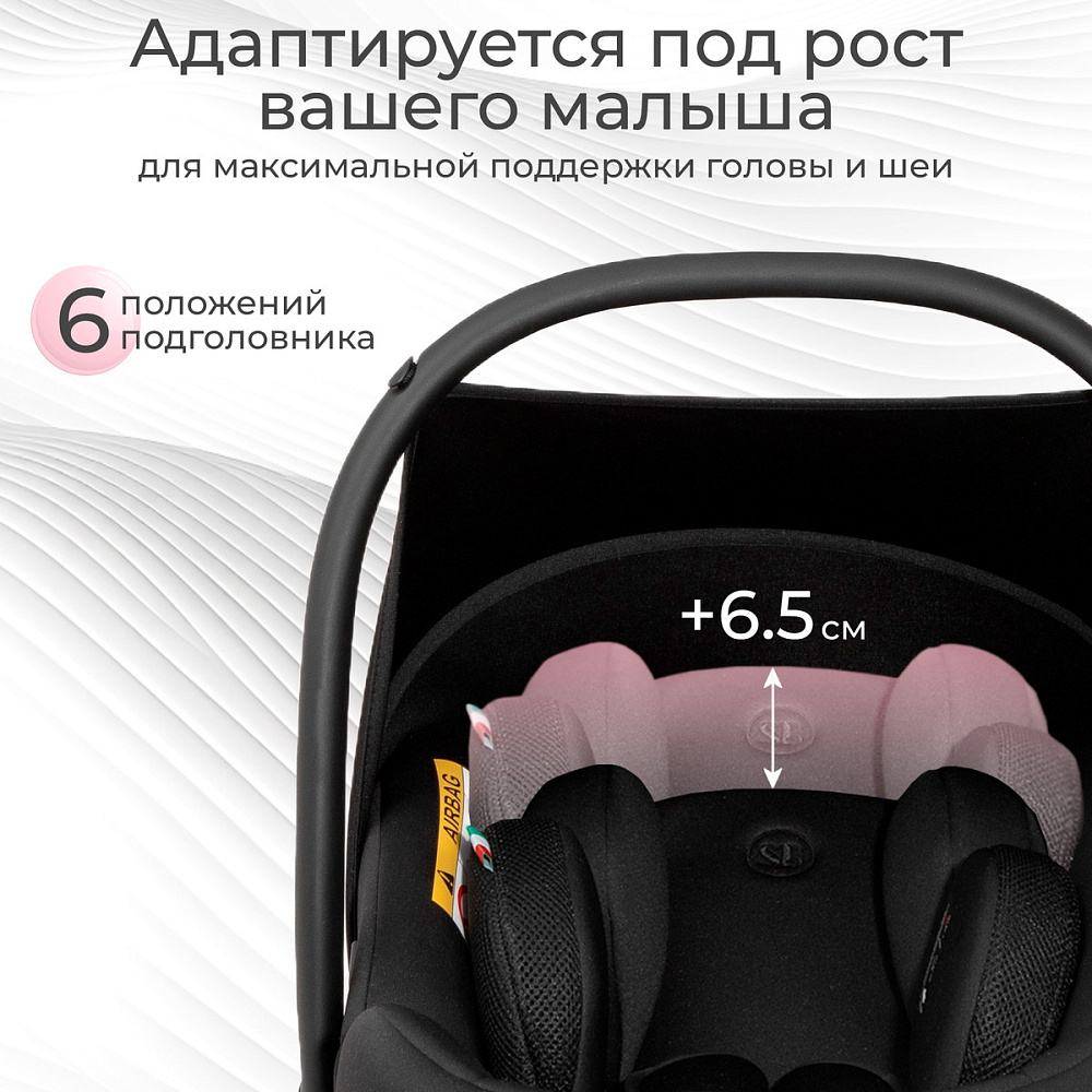 Коляска 3 в 1 Sweet Baby Rocco Air + автокресло Elegante Plus Black (Air)