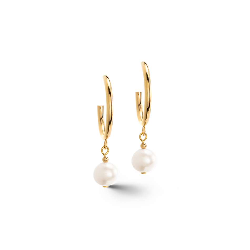 Серьги Coeur de Lion White-Gold 1110/21-1416