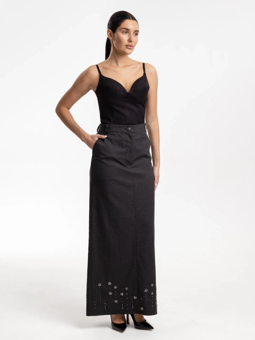 Юбка GRAY ASH, серый