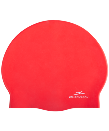 Шапочка для плавания Nuance Red, силикон, подростковый