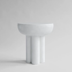 Стол 101 Сopenhagen Crown Table, Tall, Bone White, белый