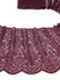 03-251 Кружево эластичное 22 см, бордо