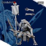 Adeptus Mechanicus Sicarian Сикарий №9 с мечом и знаменем миниатюра для dnd, днд, pathfinder, фентези, Настольная игра, НРИ, Варгейм, РПГ