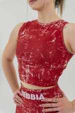 КРОП ТОП CROP TANK TOP ROUGH GIRL 617 Красный