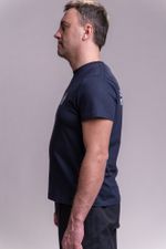 Футболка мужская СК  (термопечать, темно-синий)