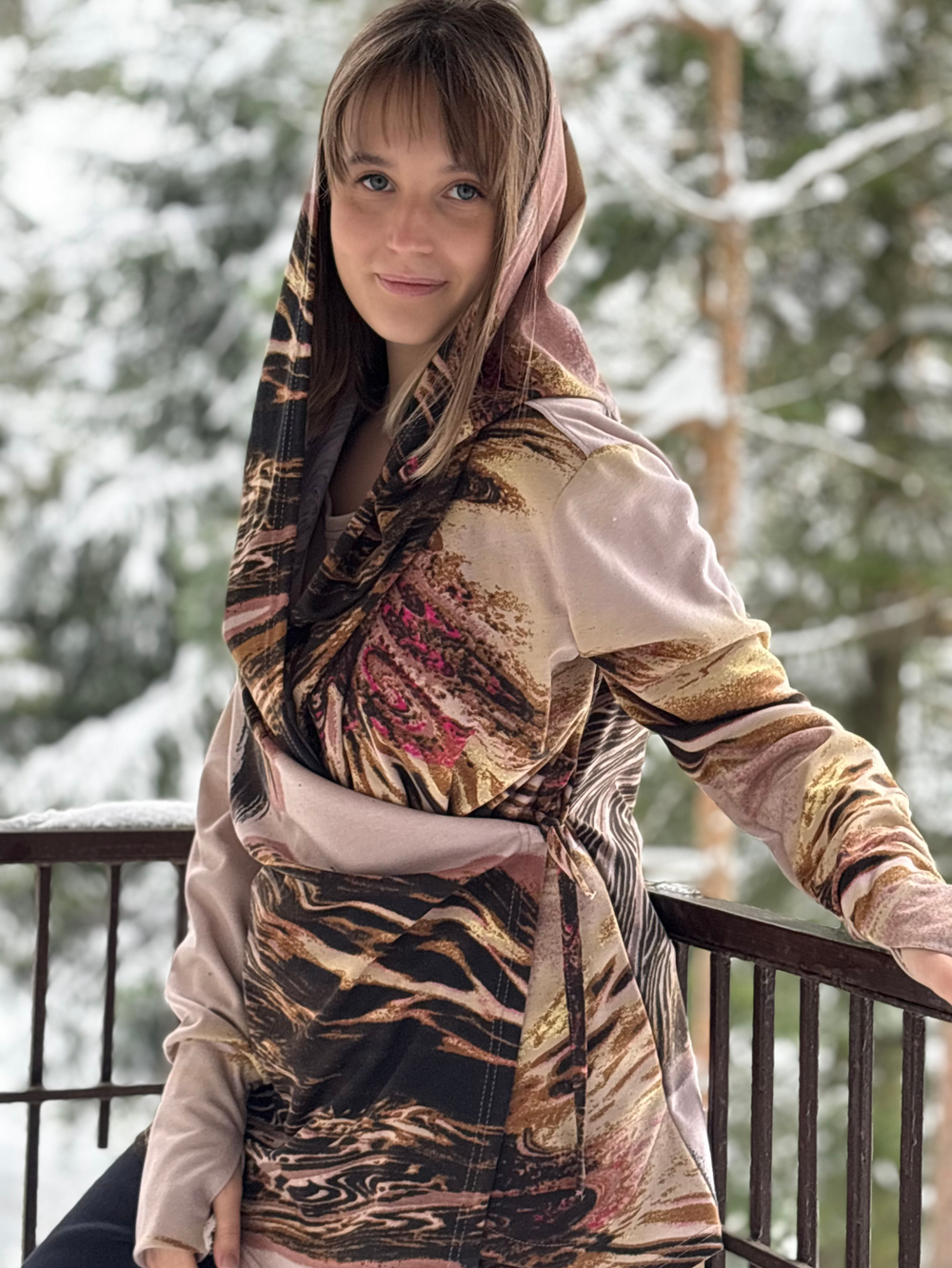 Мантия + Майка / пустынная акварель