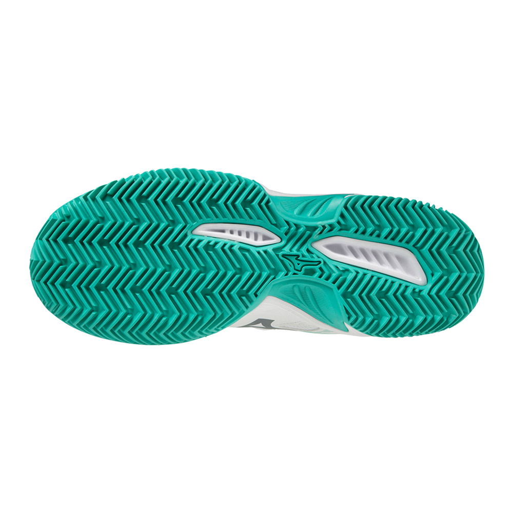 Женские теннисные кроссовки Mizuno Break Shot 3 Clay Court Shoe Women - White, Grey