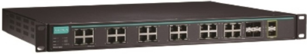 Коммутатор управляемый MOXA ICS-G7526A-8GSFP-2XG-HV-HV-T