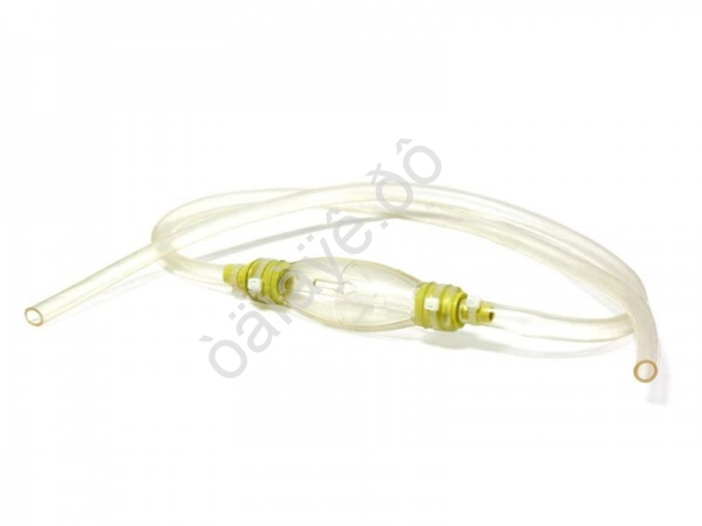 Шланг перекачки топлива (груша) СИЛИКОН 1,5м d-12мм (Груша прозрачная) (4хомут пластик(18272)