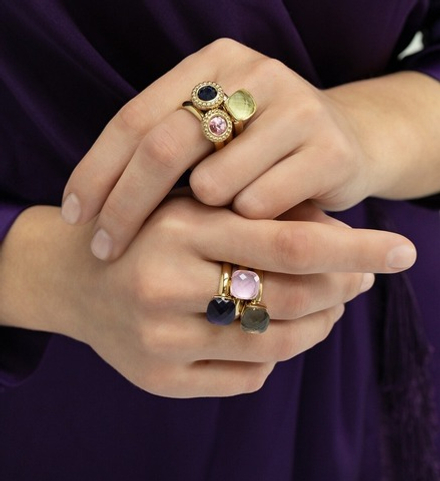 Кольцо Qudo FIRENZE 18 (G) Light Rose 107001/40-5902 18 размер 18