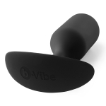Черная анальная пробка для ношения 12,7см b-Vibe Snug Plug 3 BV-009-BLK